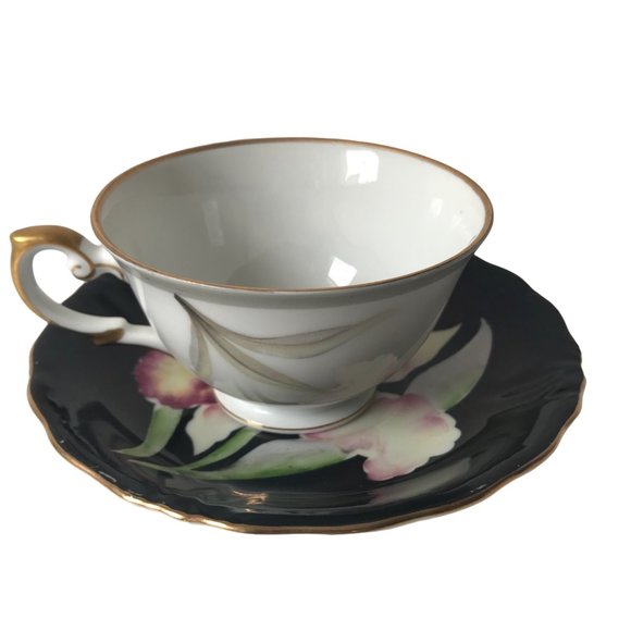 Vintage Grace China Charleston orchid vine China cup and saucer Japan - Picture 2 of 10